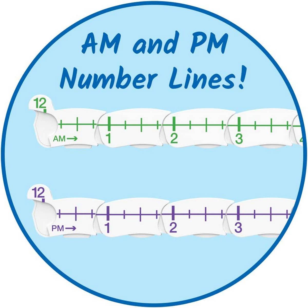 Learning Resources Advanced Numberline Clock™ (Set Of 6) - ABC School Supplies