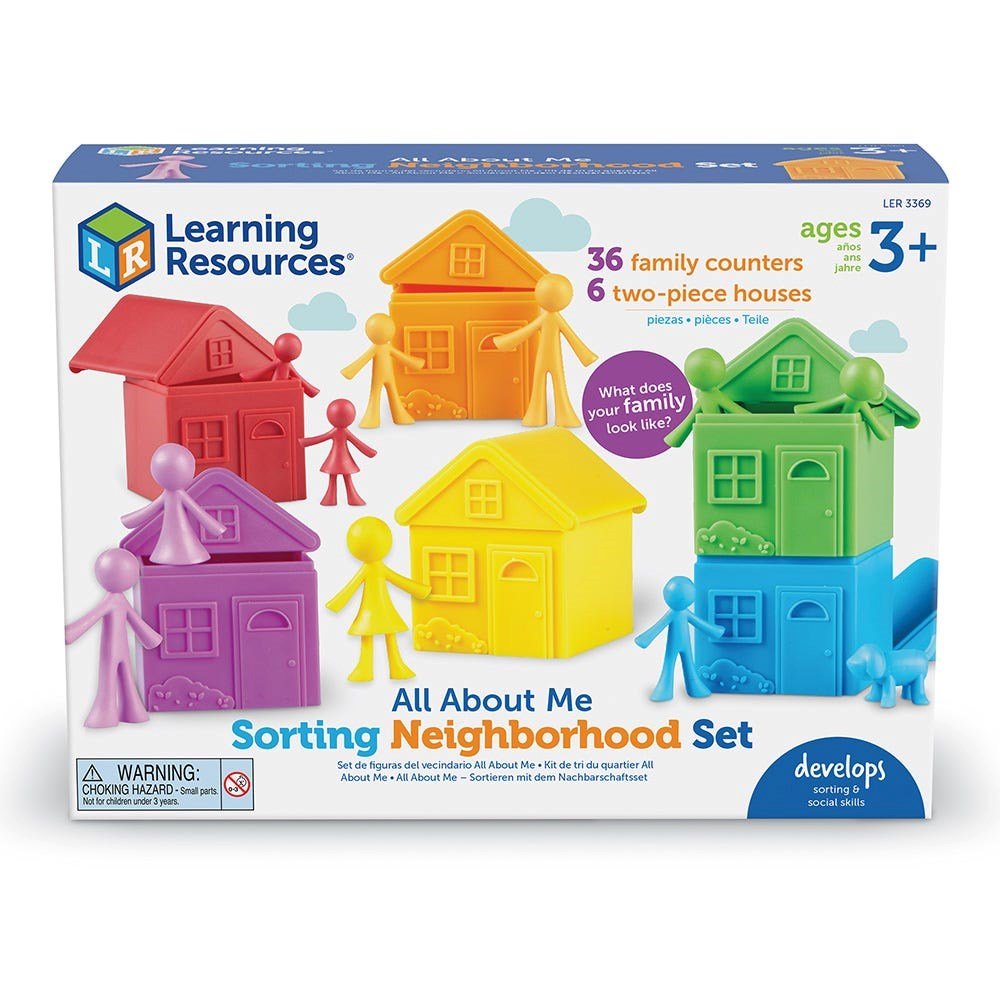 Learning Resources All About Me Sorting Nei-Ghbourhood Set - ABC School Supplies