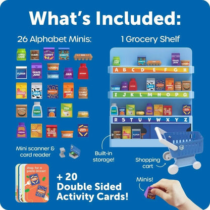 Learning Resources Alphabet Mini Market - ABC School Supplies