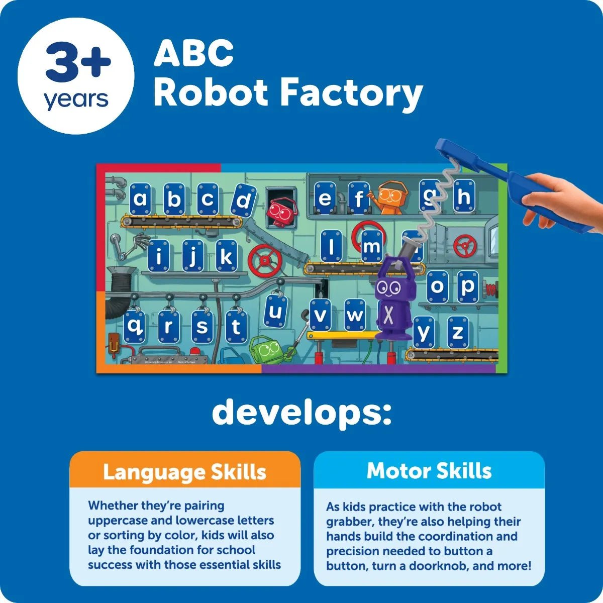 Learning Resources Alphabet Robot Factory - ABC School Supplies