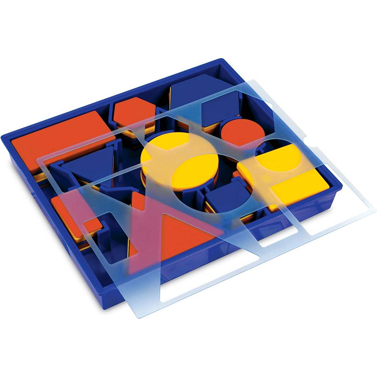 Learning Resources Attribute Blocks 2D Shapes Desk Set - ABC School Supplies
