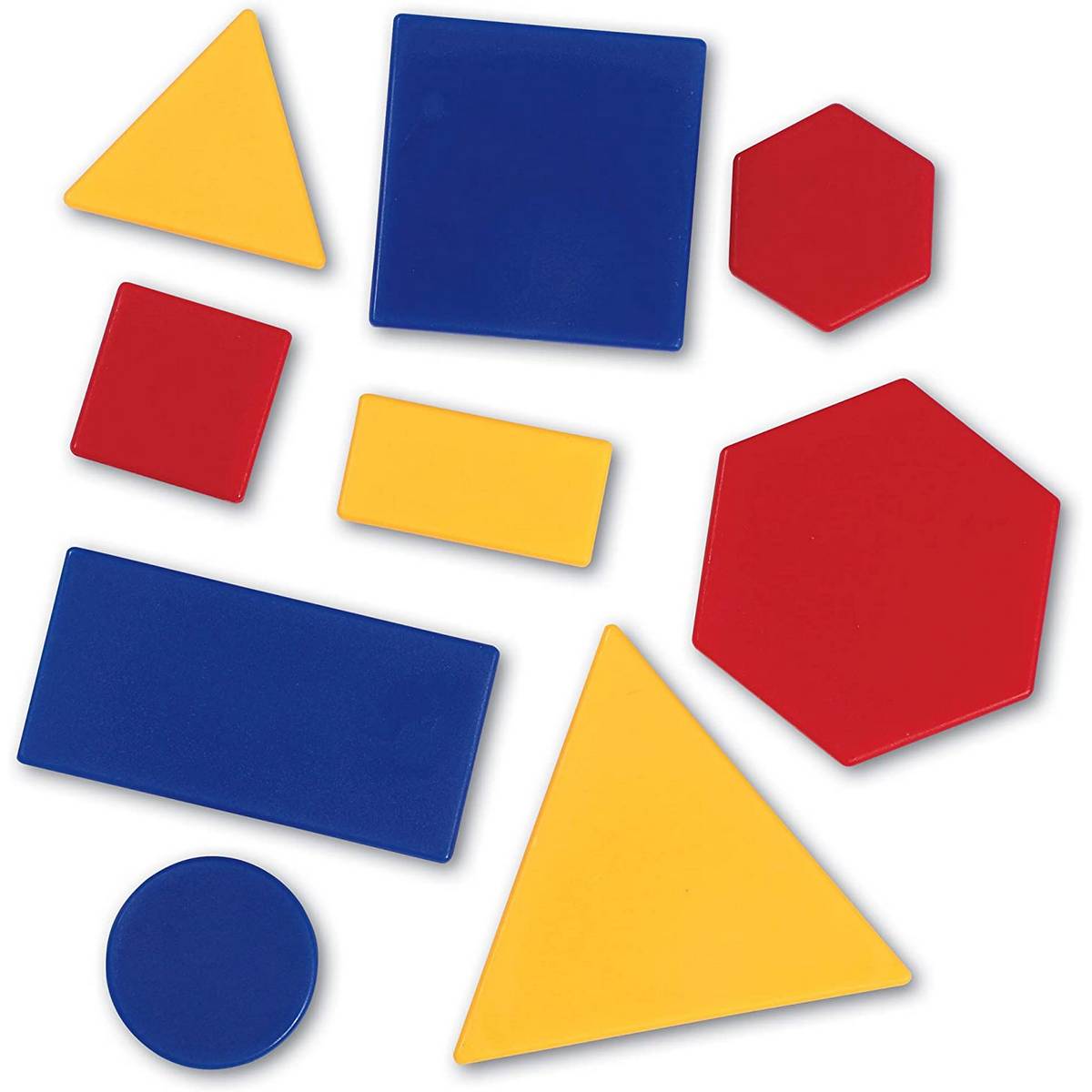 Learning Resources Attribute Blocks 2D Shapes Desk Set - ABC School Supplies