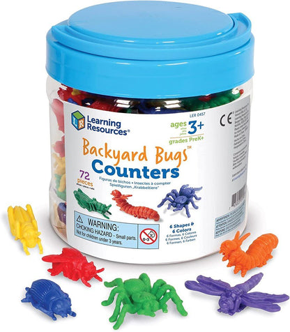 Learning Resources Backyard Bugs™ Counters (Set Of 72) - ABC School Supplies