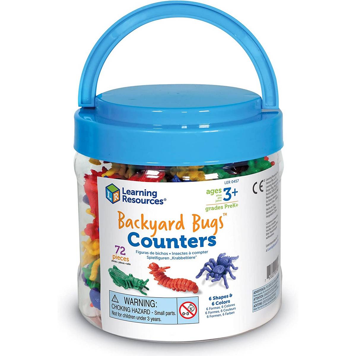 Learning Resources Backyard Bugs™ Counters (Set Of 72) - ABC School Supplies