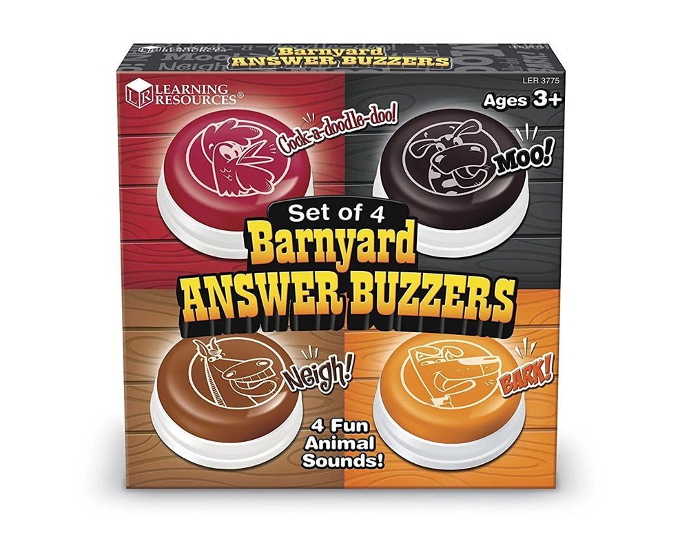 Learning Resources Barnyard Answer Buzzers (Set Of 4) - ABC School Supplies