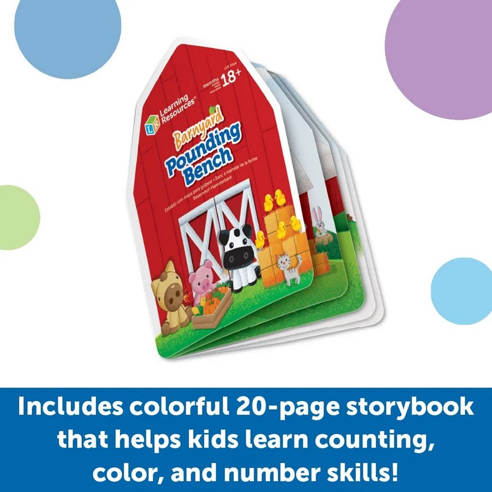 Learning Resources Barnyard Pounding Bench - ABC School Supplies