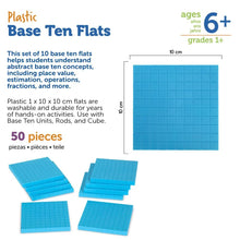Learning Resources Base Ten Flats Plastic (Set Of 10) - ABC School Supplies