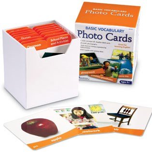 Learning Resources Basic Vocabulary Photo Card Set - ABC School Supplies