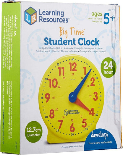 Learning Resources Big Time® 24Hour Student Clock - ABC School Supplies