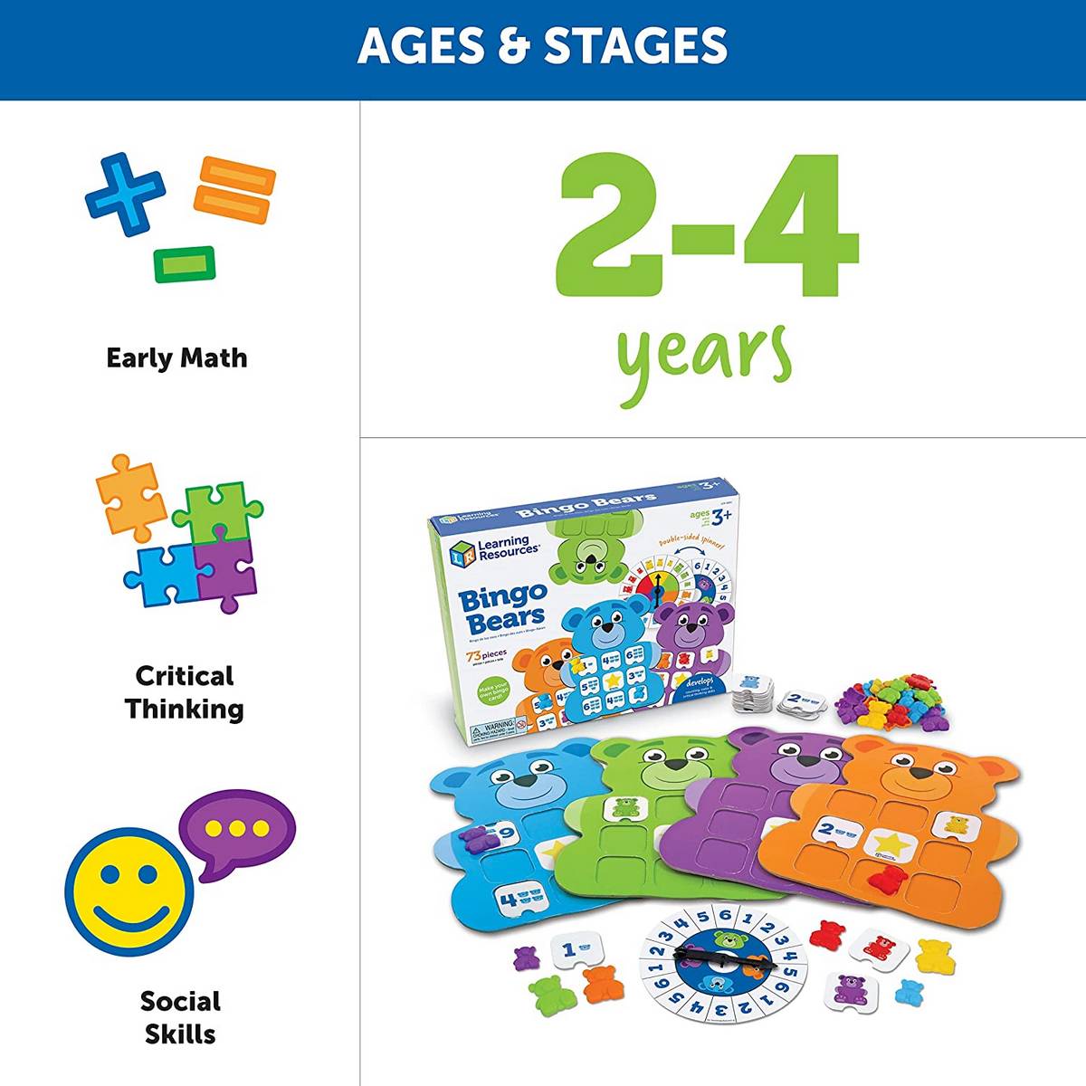 Learning Resources Bingo Bears Game - ABC School Supplies