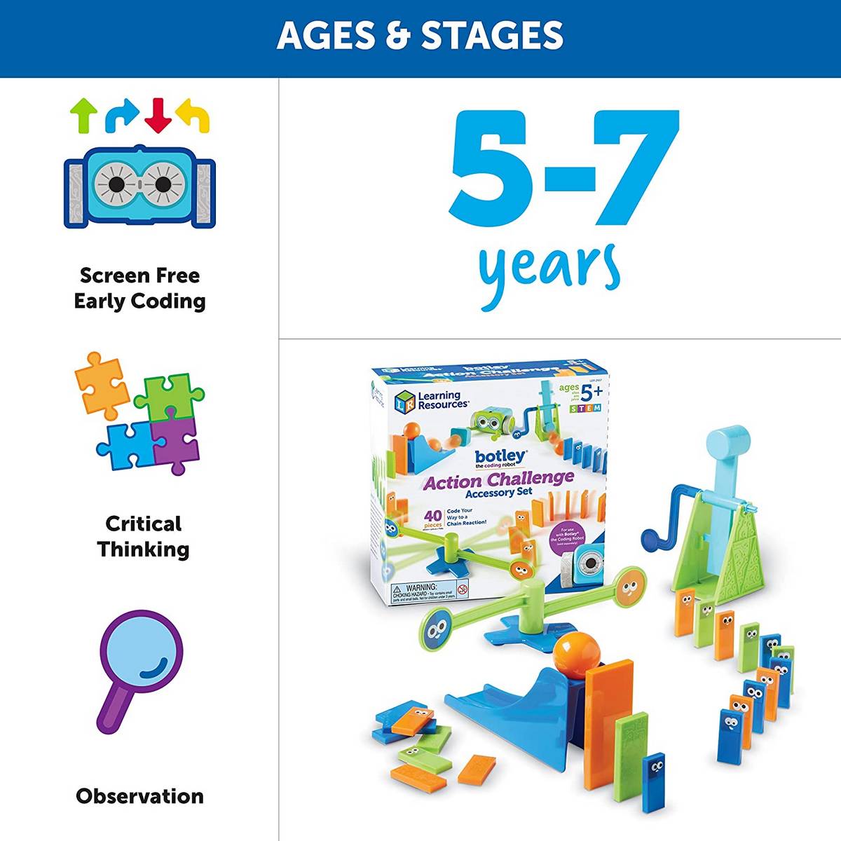 Learning Resources Botley® The Coding Robot Action Challenge Accessory Set - ABC School Supplies