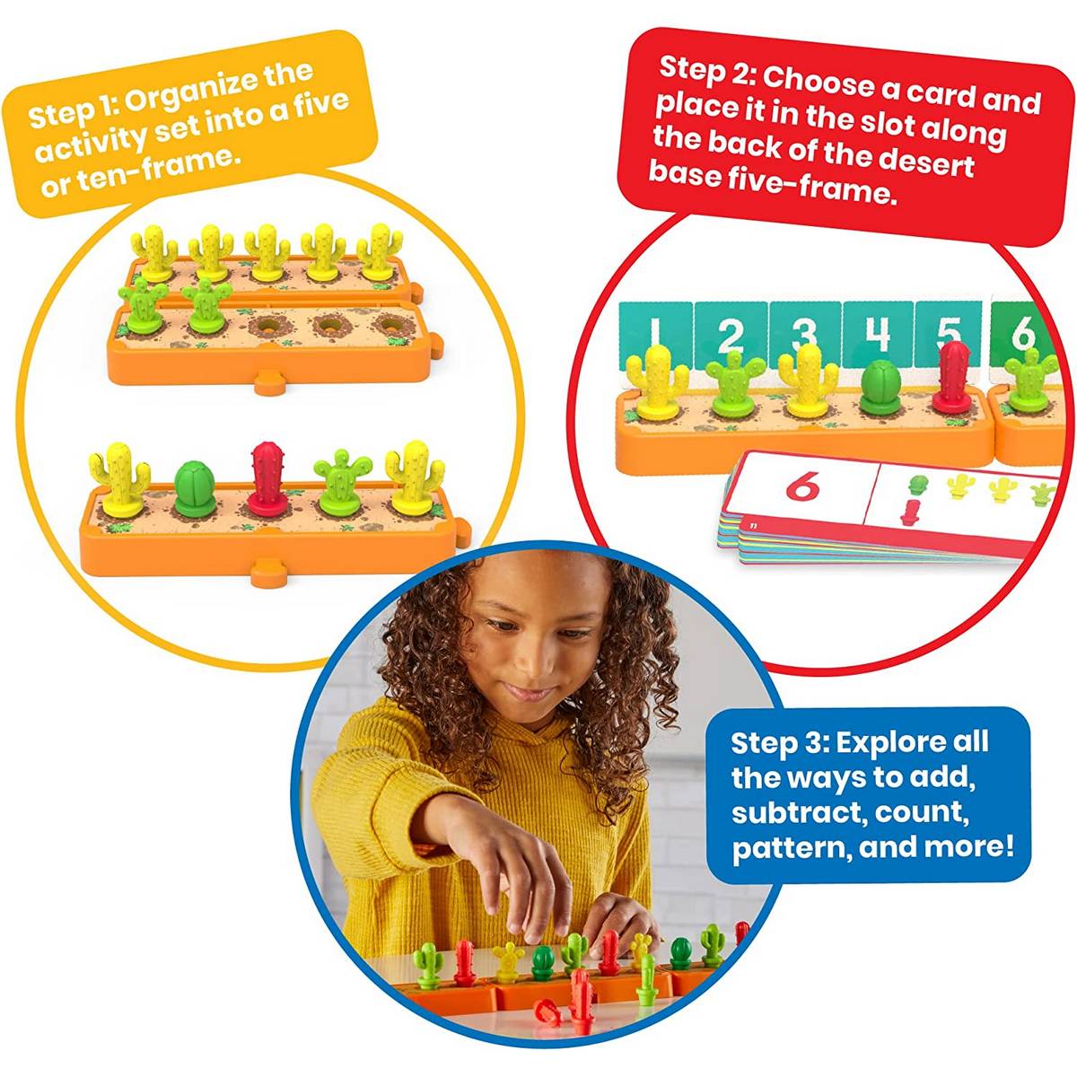 **Learning Resources Cactus Counting Desert Activity Set - ABC School Supplies