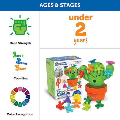 Learning Resources Carlos The Count & Pop Cactus™ - ABC School Supplies