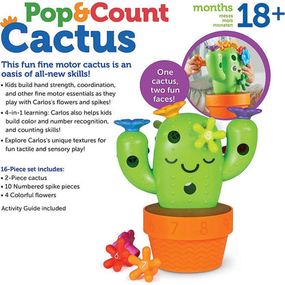Learning Resources Carlos The Count & Pop Cactus™ - ABC School Supplies