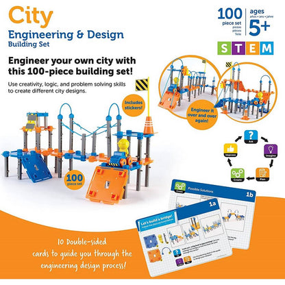 Learning Resources City Engineering & Design Building Set - ABC School Supplies