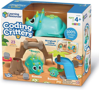 Learning Resources Coding Critters® Rumble & Bumble - ABC School Supplies