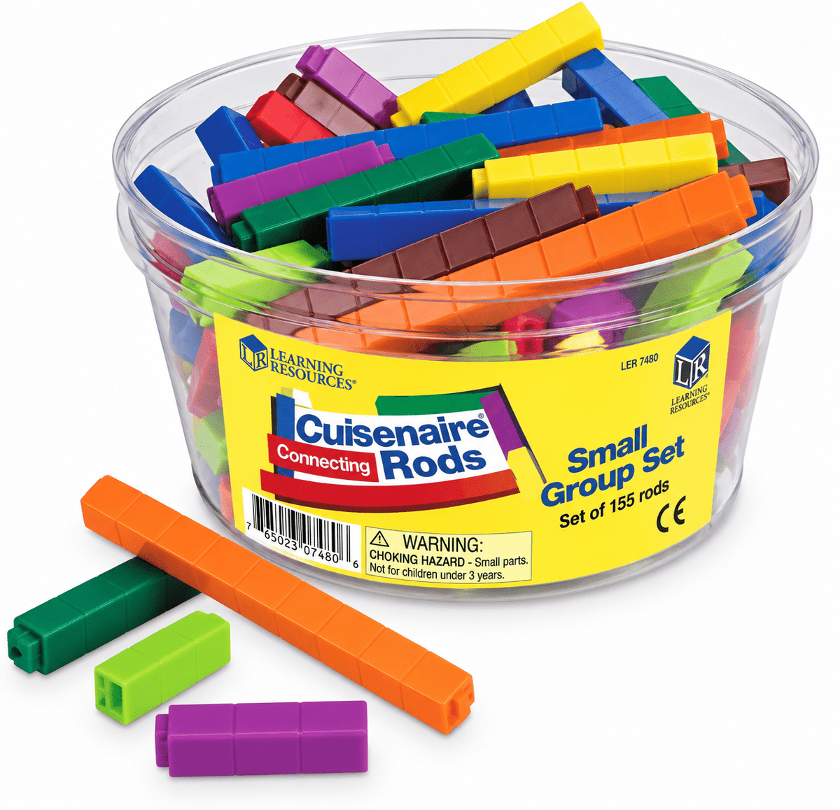 **Learning Resources Connecting Cuisenaire® Rods Small Group Set (Set Of 155) - ABC School Supplies