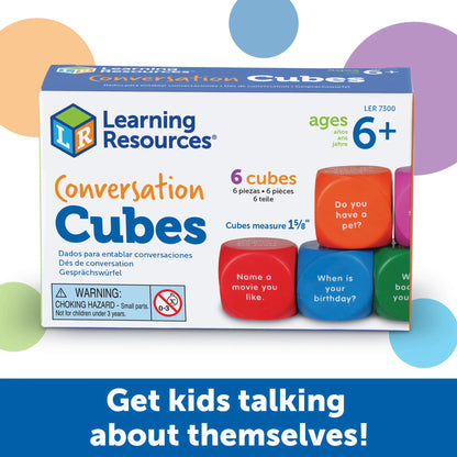 Learning Resources Conversation Cubes - ABC School Supplies