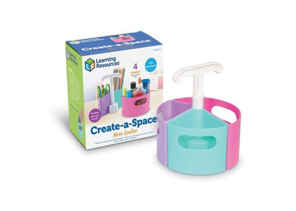 **Learning Resources Create - A - Spaceâ¢ Mini - Centre - Pastel - ABC School Supplies