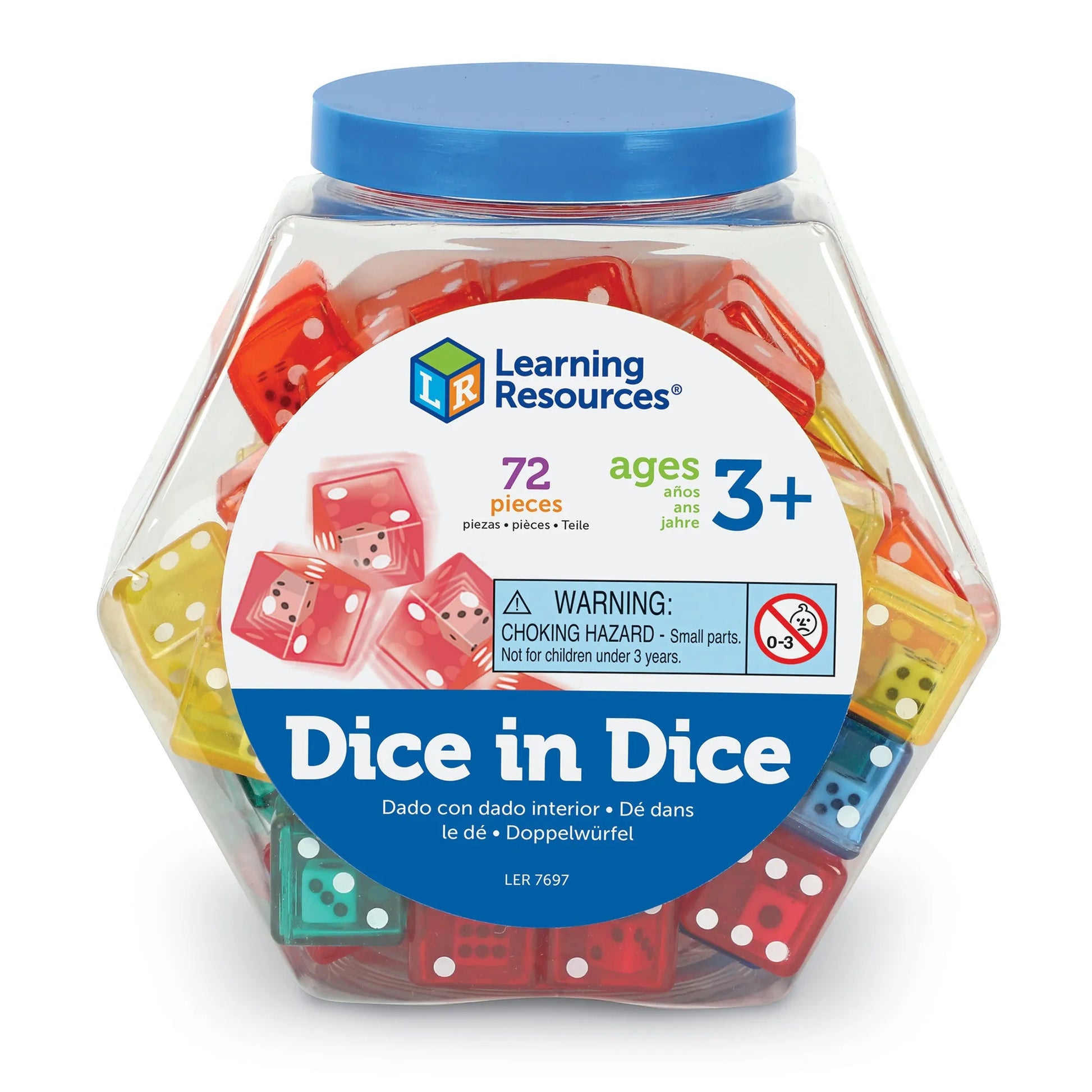 Learning Resources Dice In Dice, Set Of 72 - ABC School Supplies