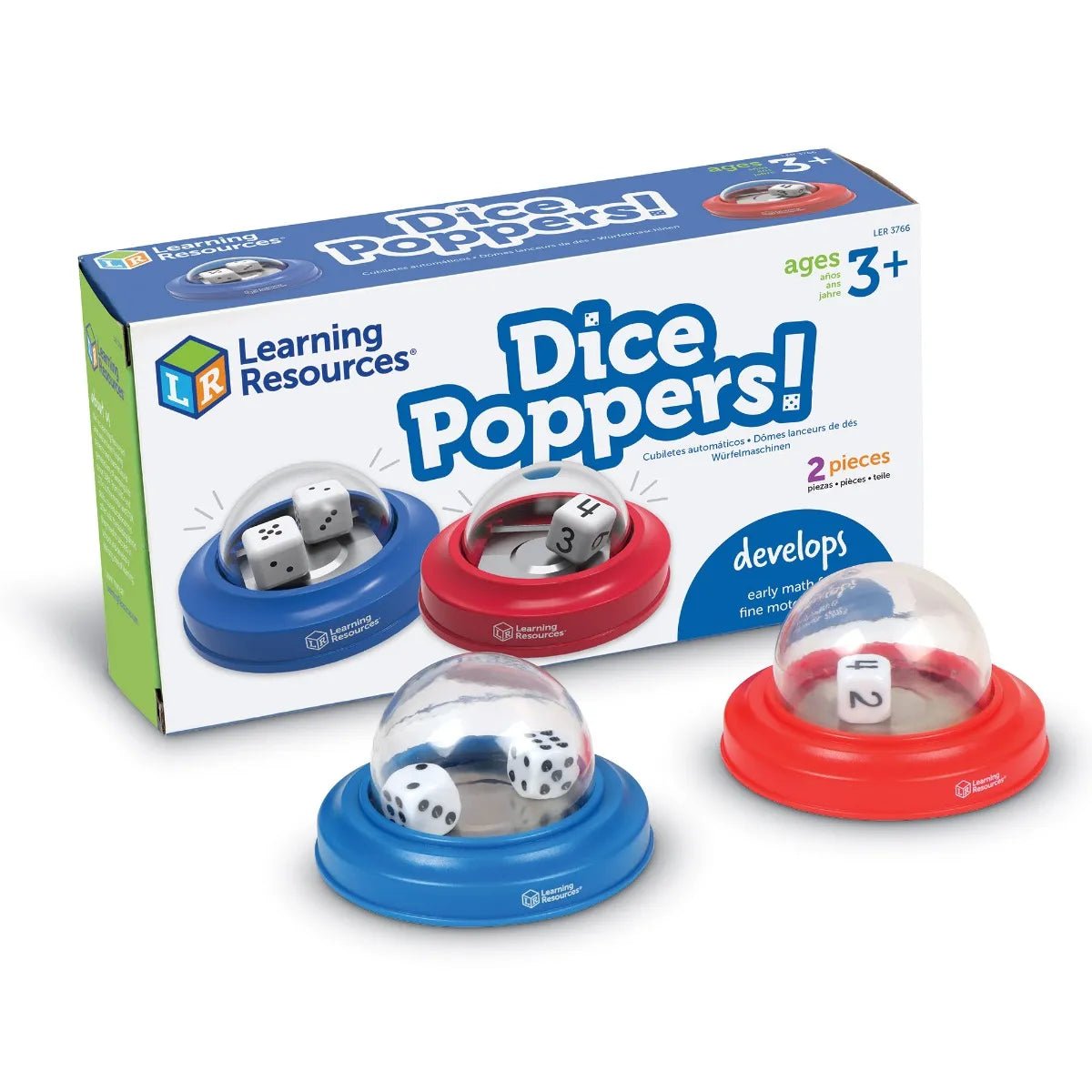 Learning Resources Dice Poppers! (Set Of 2) - ABC School Supplies