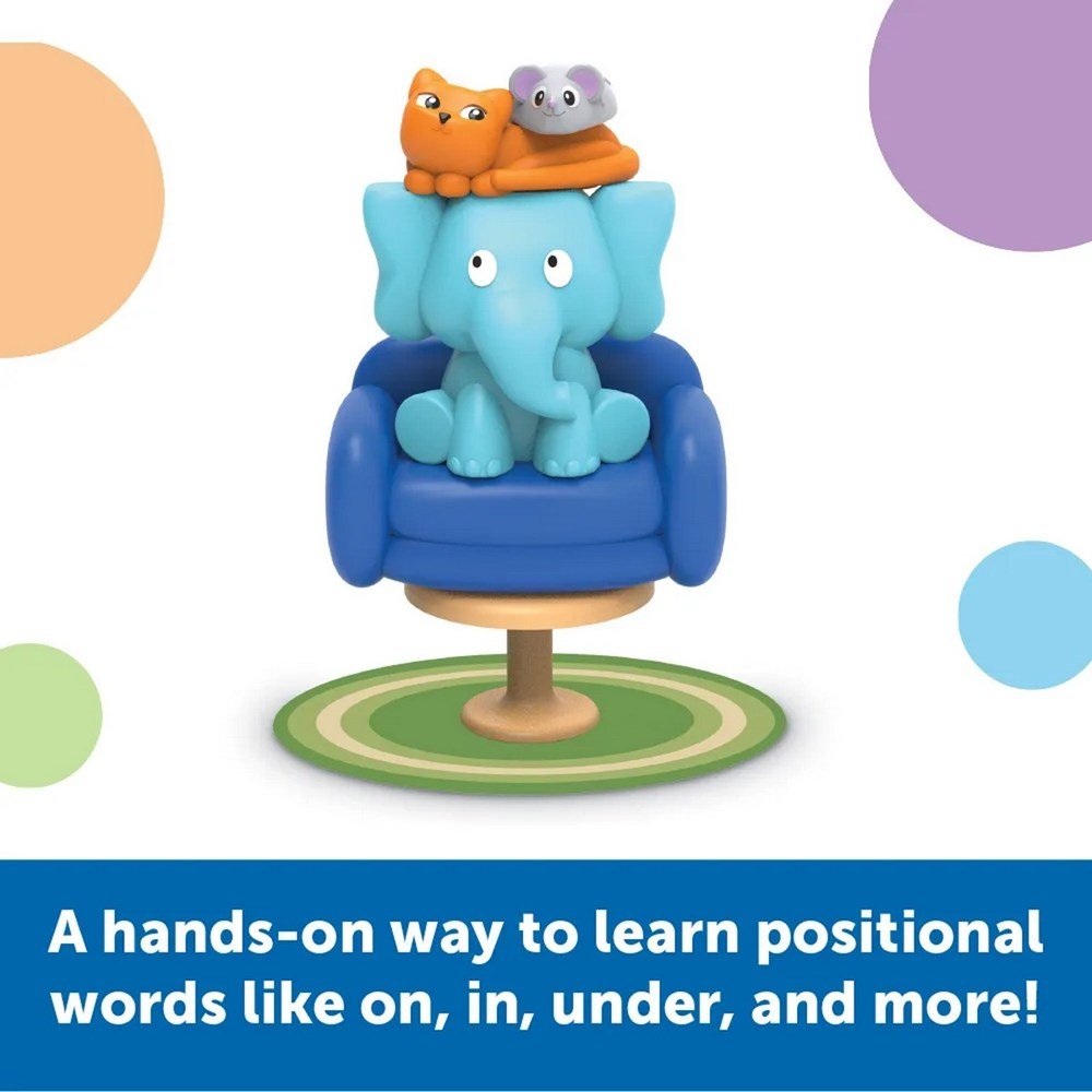 Learning Resources Elephant In The Room Positional Words Activity Set - ABC School Supplies