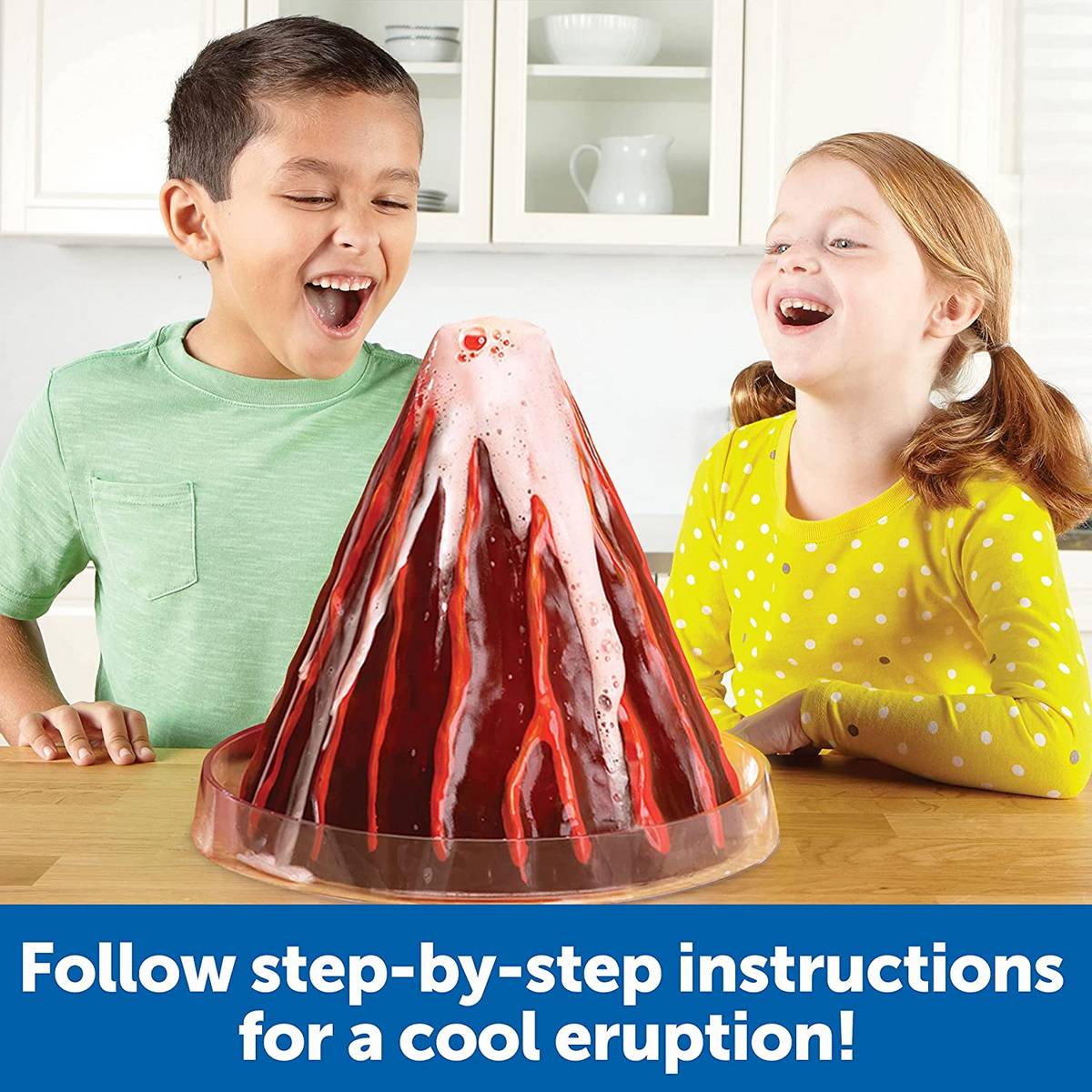 Learning Resources Erupting Crosssection Volcano Model - ABC School Supplies