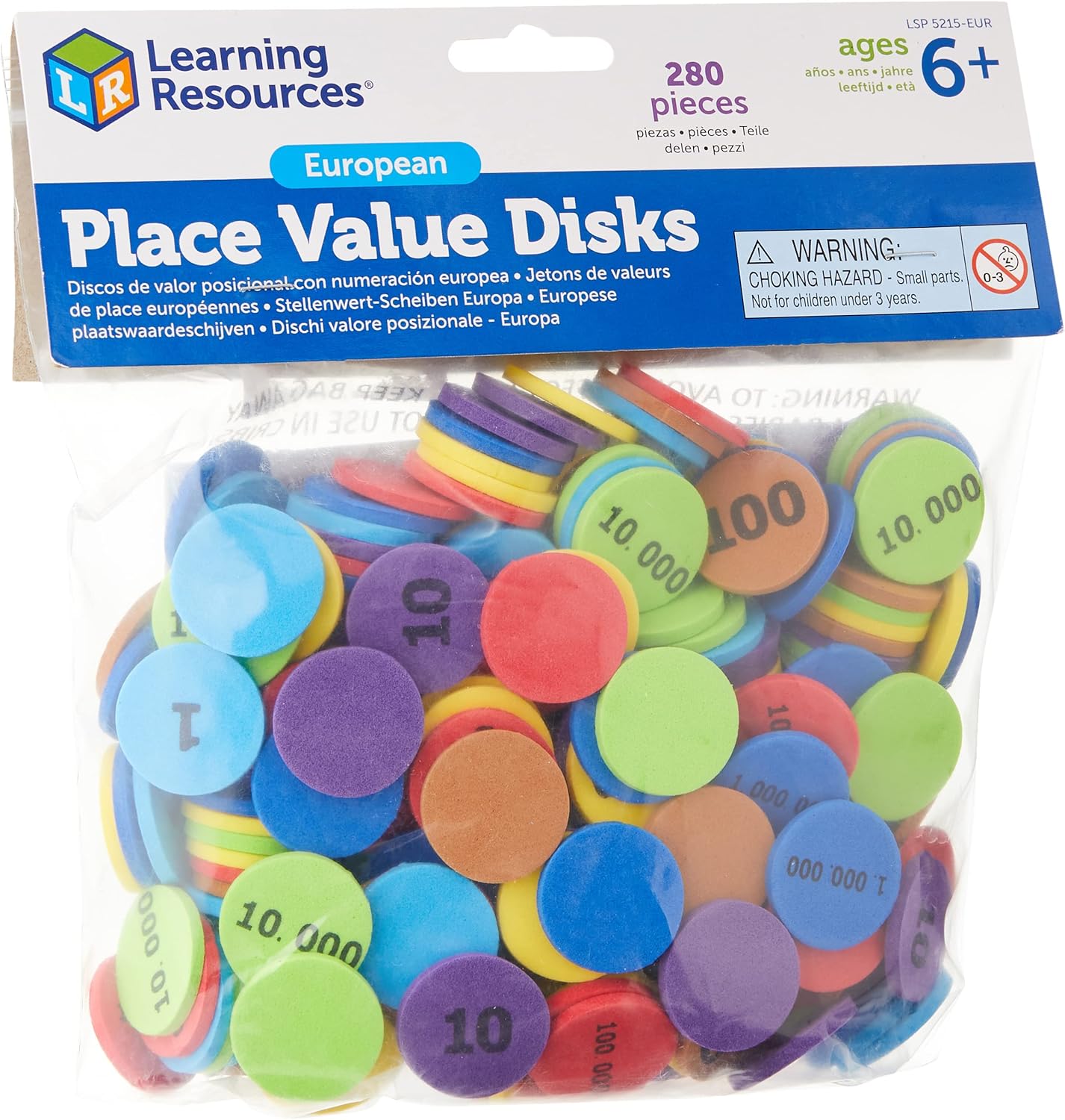Learning Resources European Place Value Disks - ABC School Supplies