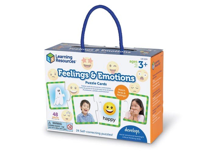 Learning Resources Feelings & Emotions Puzzle Cards - ABC School Supplies