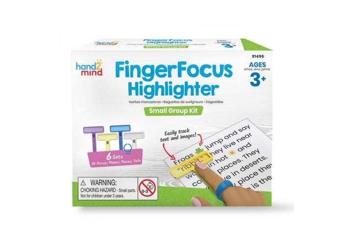 Learning Resources Fingerfocus® Highlighters Small Group Set - ABC School Supplies
