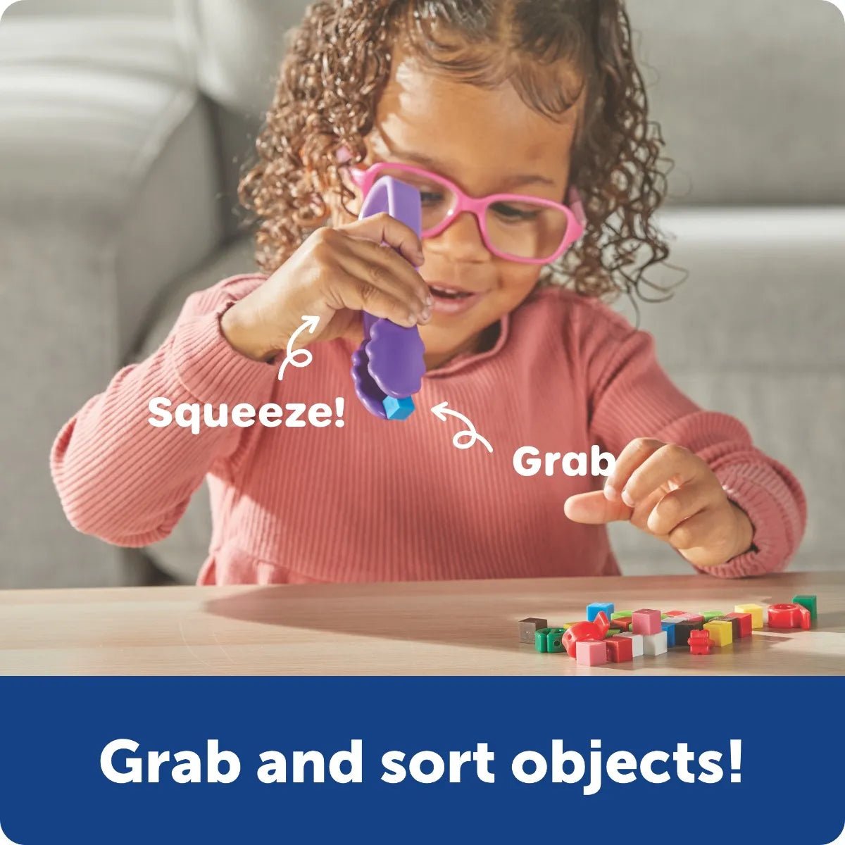 Learning Resources Flex-Grip Tongs - ABC School Supplies