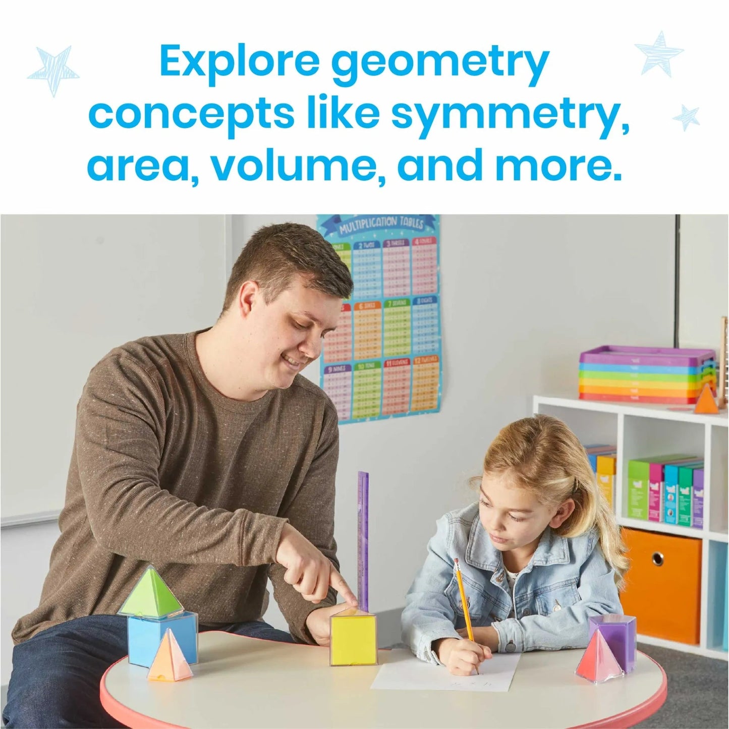 Learning Resources Folding Geometric Shapes Advanced Set - ABC School Supplies