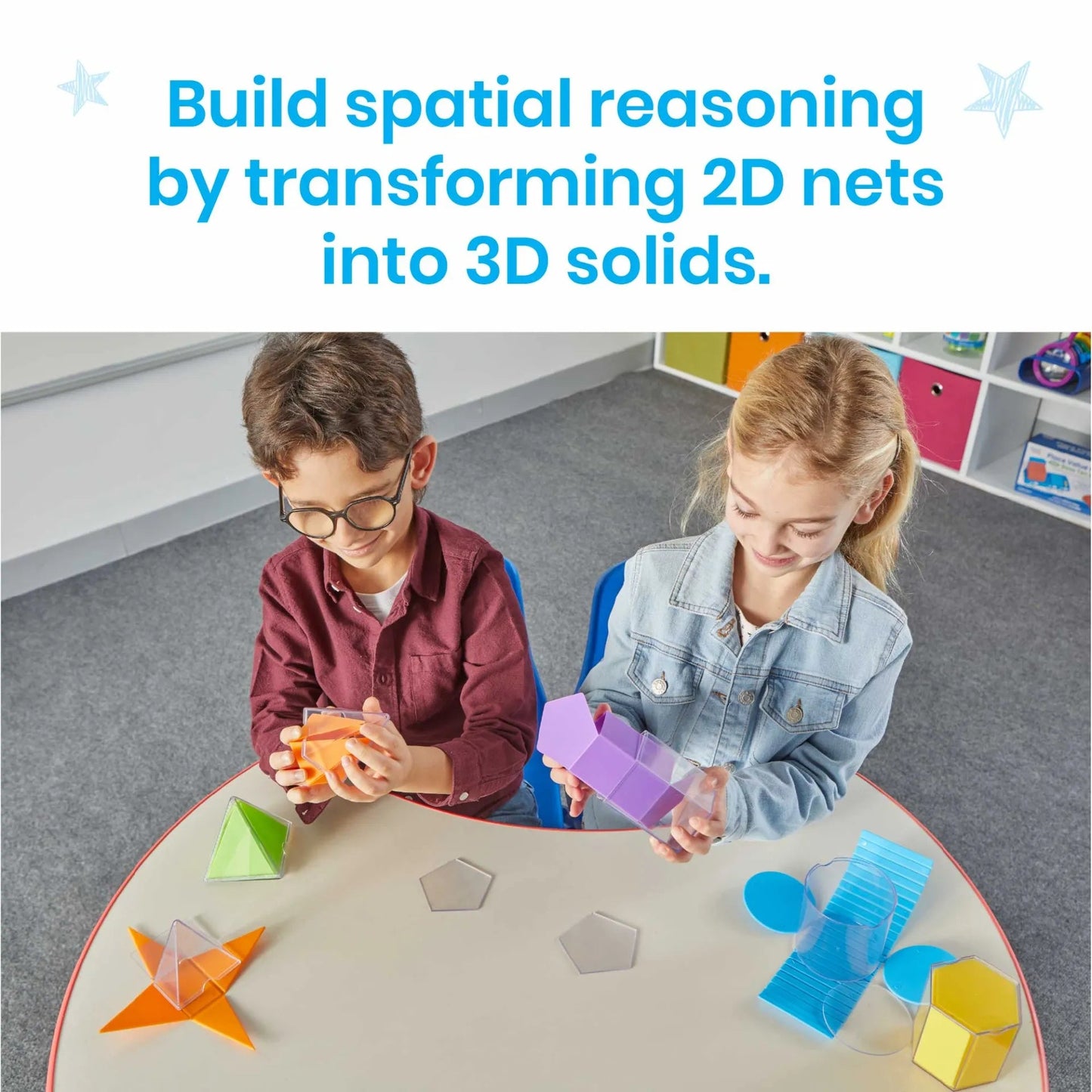 Learning Resources Folding Geometric Shapes Advanced Set - ABC School Supplies
