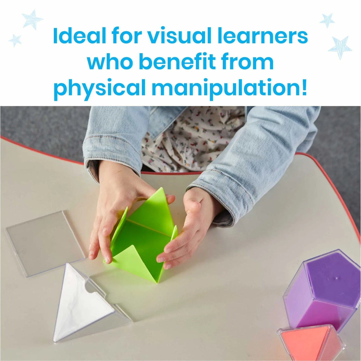 Learning Resources Folding Geometric Shapes Advanced Set - ABC School Supplies