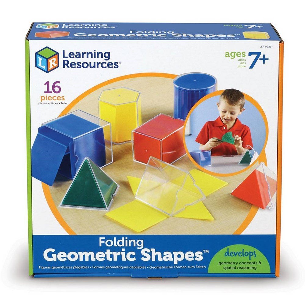 Learning Resources Folding Geometric Shapes Set Of 16 - ABC School Supplies