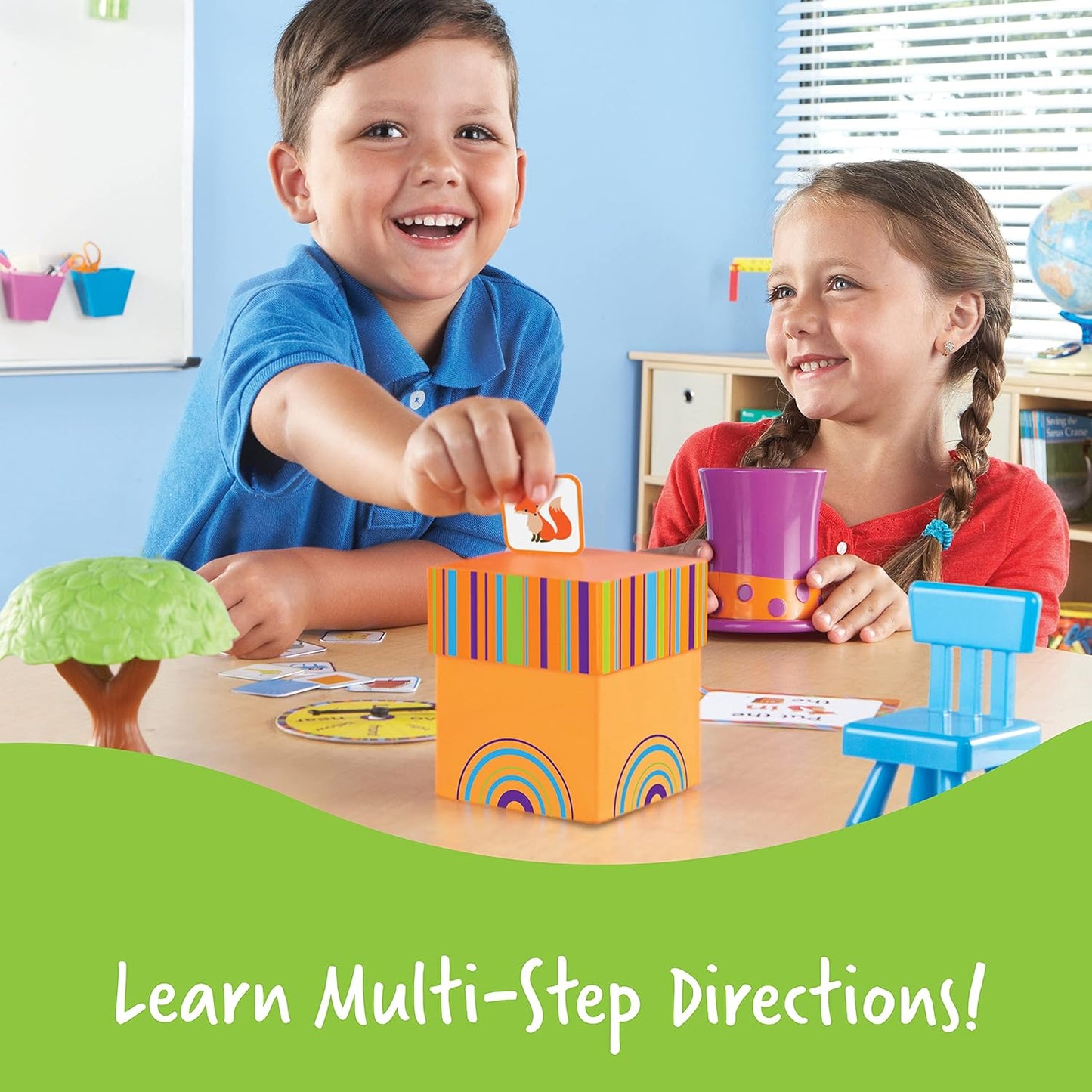 Learning Resources Fox In The Box Positional Words Activity Set - ABC School Supplies