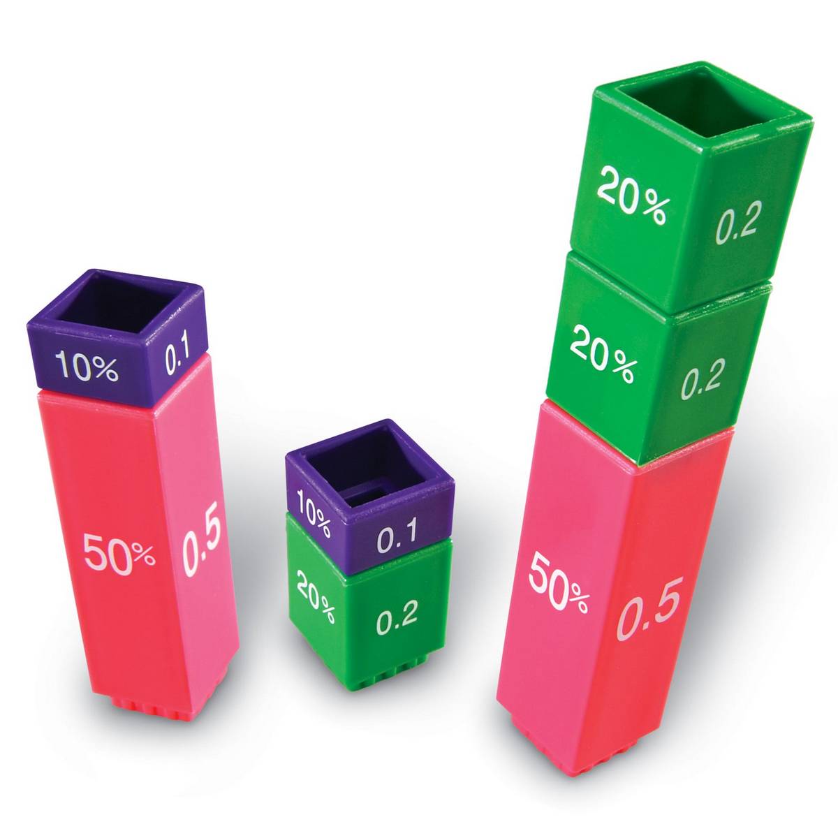 Learning Resources Fraction Tower® Equivalency Cubes - ABC School Supplies