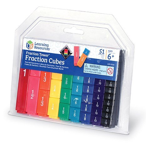 Learning Resources Fraction Tower Fraction Cubes - ABC School Supplies