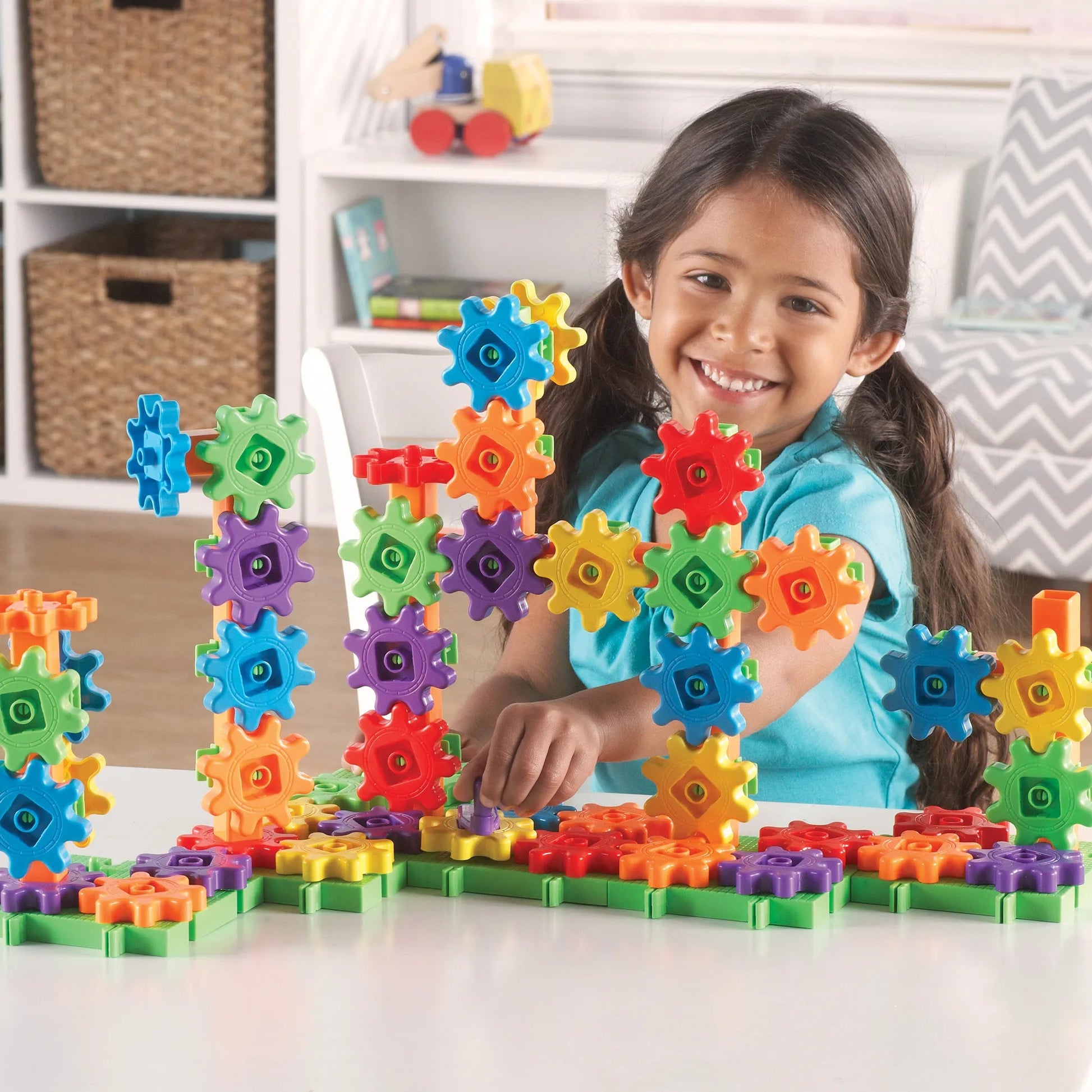 Learning Resources Gears! Gears! Gears!® Deluxe Building Set (Set Of 100) - ABC School Supplies