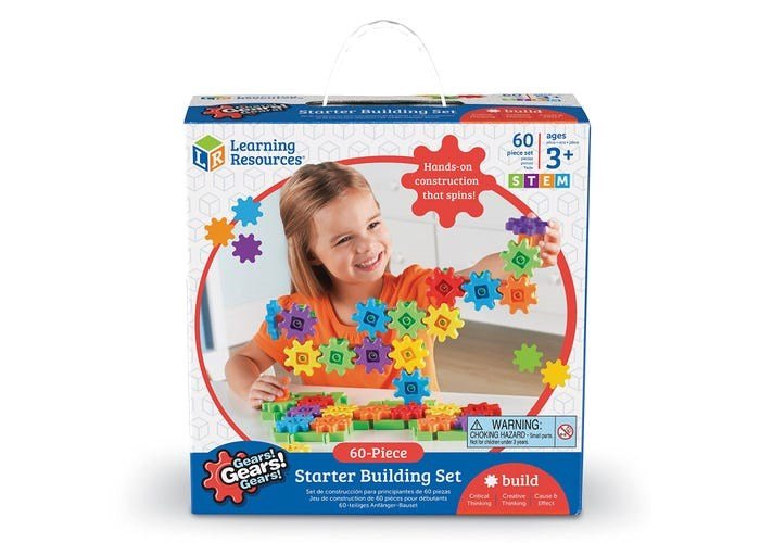 Learning Resources Gears! Gears! Gears!® Starter Building (Set Of 60) - ABC School Supplies