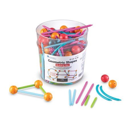 Learning Resources Geometric Shapes Building Set - ABC School Supplies