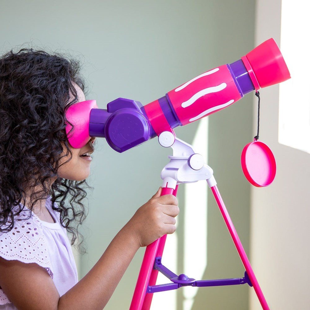 Learning Resources Geosafari Jr. My First Telescope (Pink) - ABC School Supplies