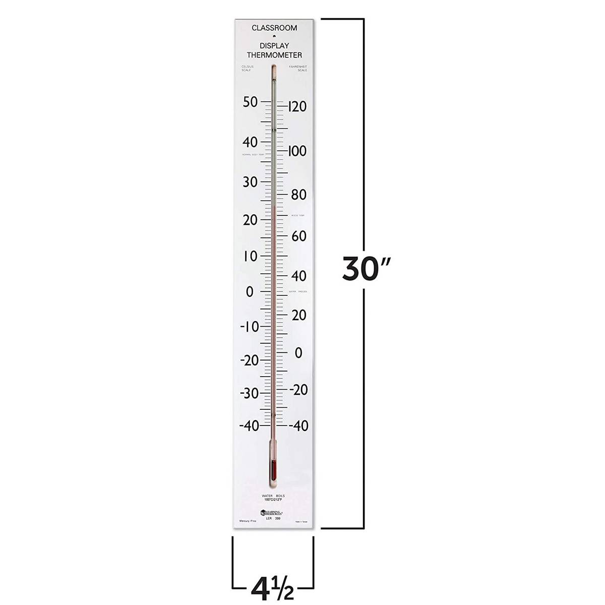 Learning Resources Giant Classroom Thermometer - ABC School Supplies