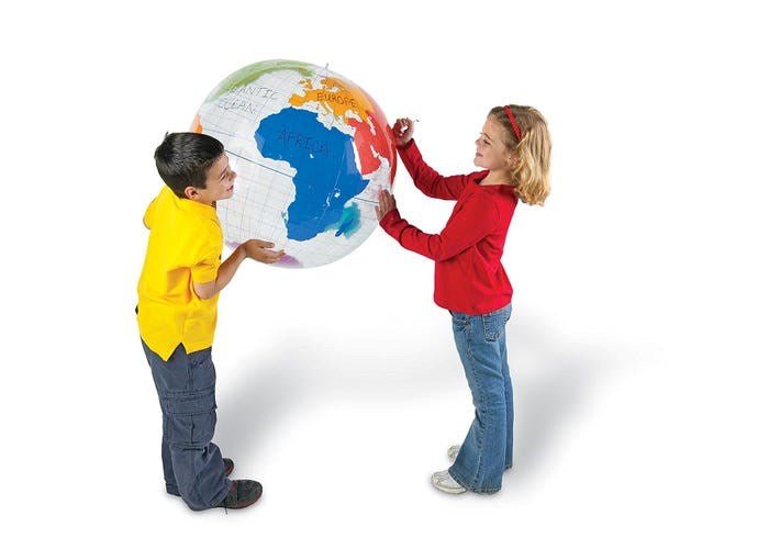 Learning Resources Giant Inflatable Labelling Globe - ABC School Supplies