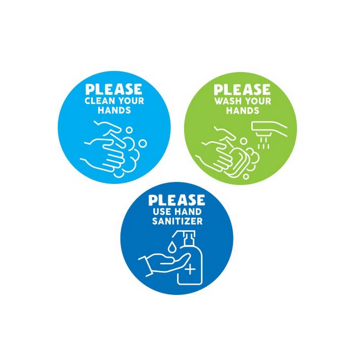 Learning Resources Handwashing Reminder Decals Set Of 60 - ABC School Supplies
