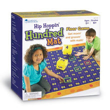 Learning Resources Hip Hoppin' Hundred Mat™ Hundreds Activity Mat - ABC School Supplies