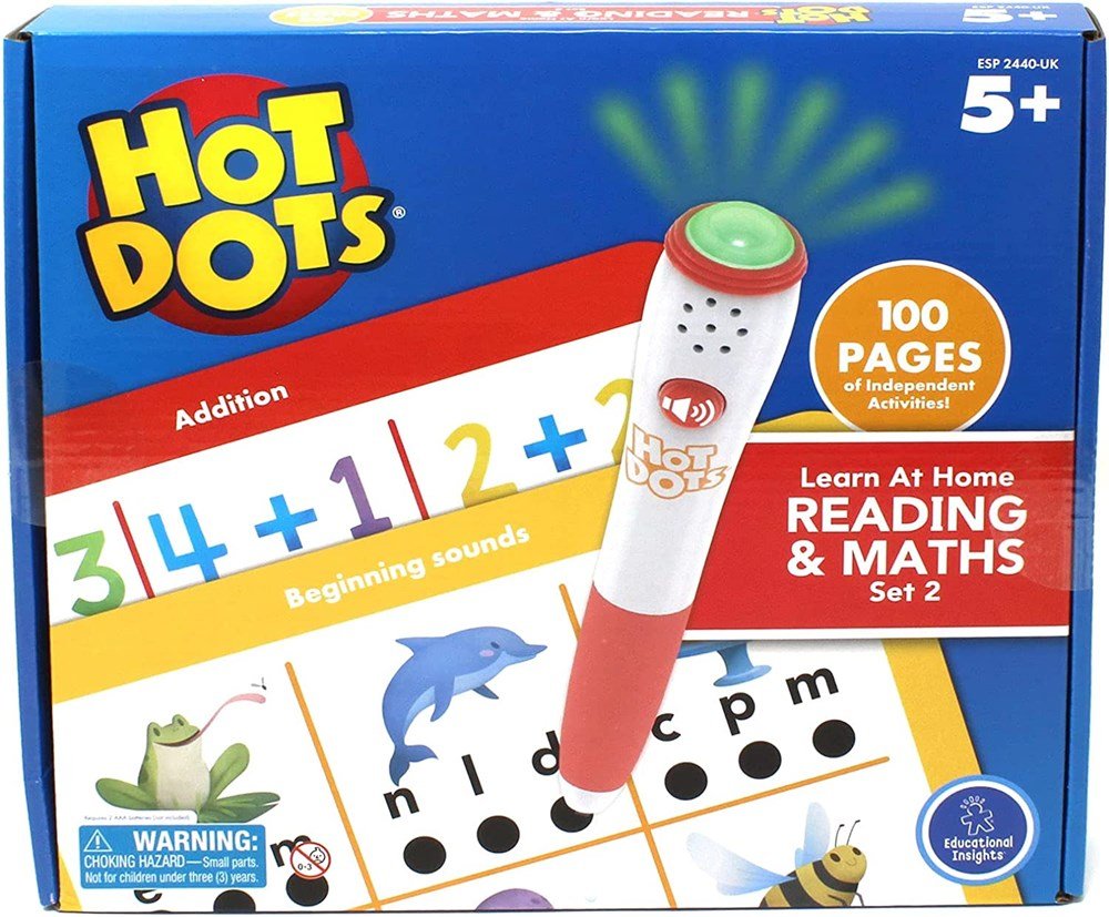 Learning Resources Hot Dots® Learn At Home Reading & Maths Set 2 - ABC School Supplies