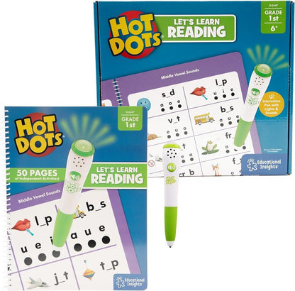 Learning Resources Hot Dots Let's Learn Reading 1St Grade - ABC School Supplies