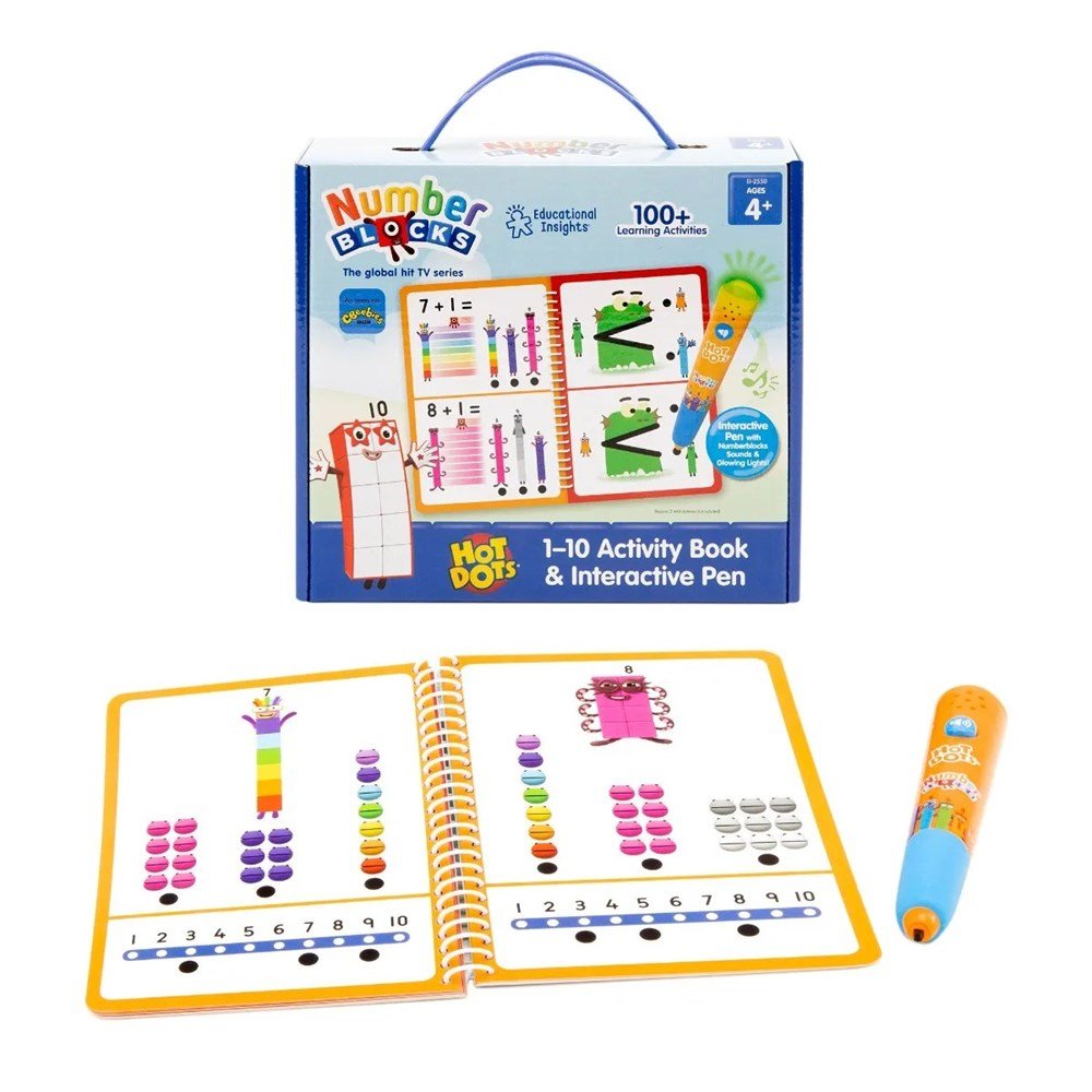 Learning Resources Hot Dots® Numberblocks® 1–10 Activity Book - ABC School Supplies