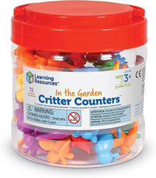 Learning Resources In The Garden Critter Counters® (Set Of 72) - ABC School Supplies